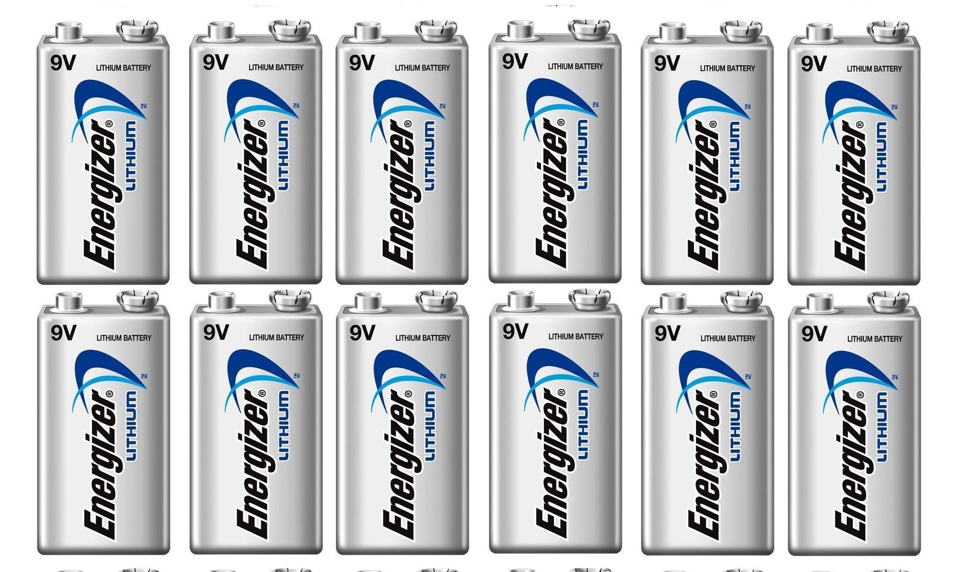 Lot de 12 piles 9v lithium energizer l522 750mah em9v 6f22 6lf22 am6 6lr61 1604a a9v 522 ECLATS DESTOCKAGE