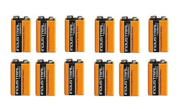 Lot de 12 piles alcaline 9v duracell procell mn 1604 6lr61 pour ze5 6lf22 am6 1604a 522 ECLATS DESTOCKAGE