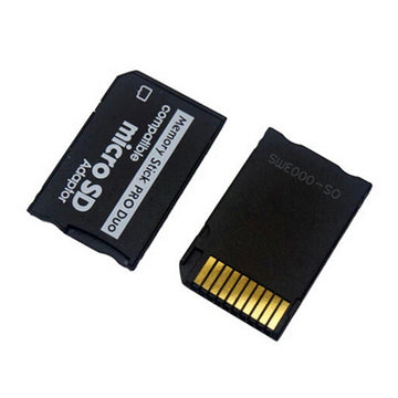 Lot de 2 adaptateurs carte memoire ms duo vers ms cmp cardadap10 (soni memory stick) konig ECLATS DESTOCKAGE