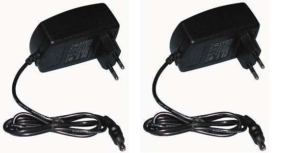 Lot de 2 adaptateurs secteur convertisseur alimentation 110v 220v vers 12v 2a compatibe 1a 1.5a - ECLATS DESTOCKAGE