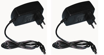 Lot de 2 adaptateurs secteur convertisseur alimentation 110v 220v vers 12v 2a compatibe 1a 1.5a - ECLATS DESTOCKAGE