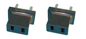 Lot de 2 adaptateurs voyage prise electrique asie chine japon canada usa europe mâle euro femelle - ECLATS DESTOCKAGE