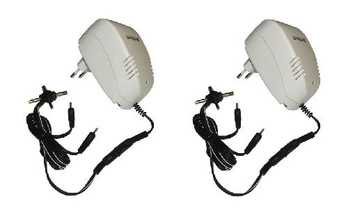 Lot de 2 alimentations secteur 220v 1a alim adaptateur 3v 4.5v 6v 7.5v 9v 12v ECLATS DESTOCKAGE