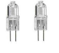 Lot de 2 ampoules 20w g4 12v blanc 3000h eclairage lumiere halogene ECLATS DESTOCKAGE