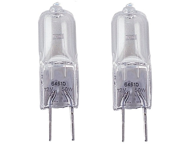 Lot de 2 ampoules halogène à culot à fiches g6.35-12v-50w osram 64440 ECLATS DESTOCKAGE