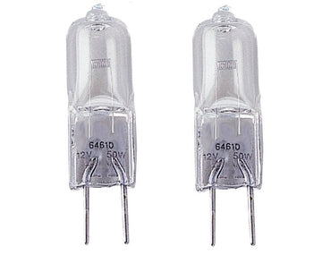 Lot de 2 ampoules halogène à culot à fiches g6.35-12v-50w osram 64440 ECLATS DESTOCKAGE
