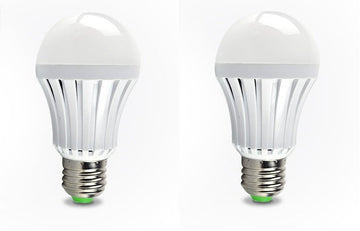 Lot de 2 ampoules magique e27 5w 35w 40w 45w 110v 220v + batterie rechargeable ECLATS DESTOCKAGE