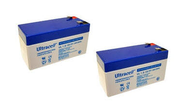 Lot de 2 batteries 12v 1,3ah egal 24v pour moteur nice  nips124 PS124 kit Nice POPKit Hyke Hopp Wingo Robus Slight. ECLATS DESTOCKAGE