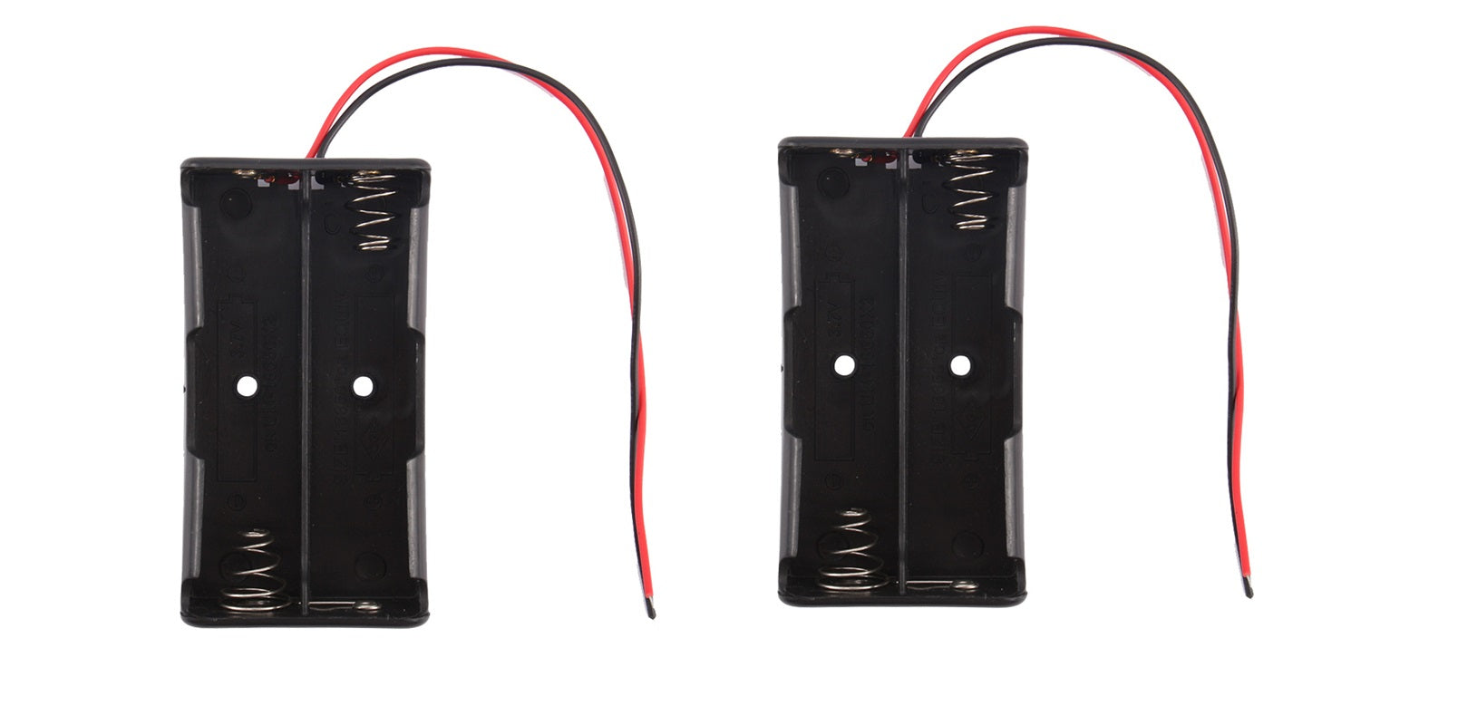 Lot de 2 Boitiers Coupleur Support de 2 Batterie Pile rechargeable 18650 3.7v - ECLATS DESTOCKAGE