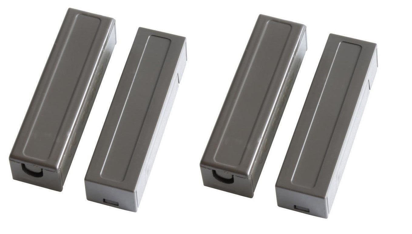 Lot de 2 capteurs detecteur ouverture magnetique contacteur alarme contact nf saillie creme bs-2033 ECLATS DESTOCKAGE