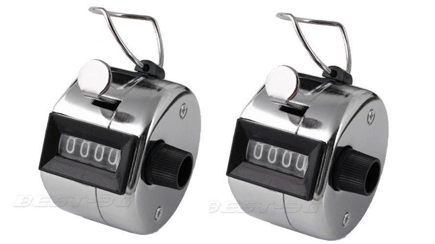 Lot de 2 compteur manuel comptage à main click compte personne ECLATS DESTOCKAGE