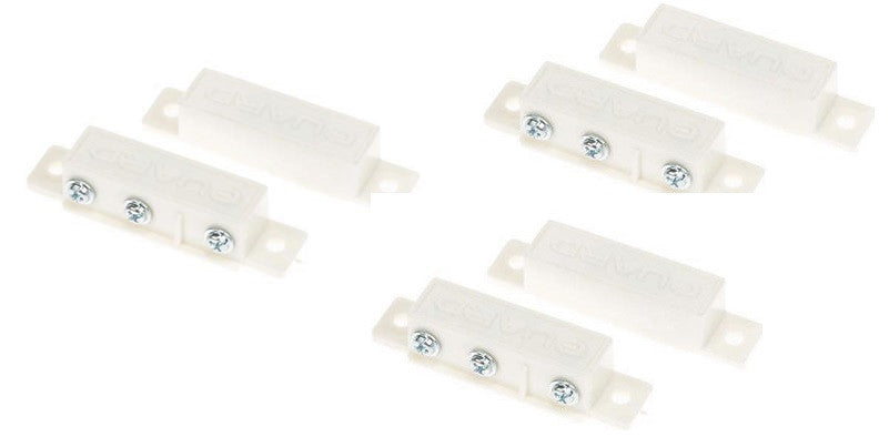 Lot de 3 contacteurs detecteur ouverture magnetique alarme contact no nf saillie ivoire haa27 ECLATS DESTOCKAGE