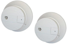 Lot de 2 detecteurs de fumee incendie 433mhz rf en14604 sans fil alarme feu radio hf