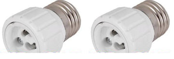Lot de 2 douille culot e27 vers gu10 adaptateur adapter led lampe ampoule convertisseur ECLATS DESTOCKAGE