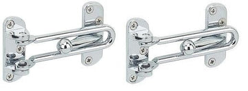 Lot de 2 entrebailleurs de porte appartement villa habitation chainettes chaine de securite dg001-pc ECLATS DESTOCKAGE