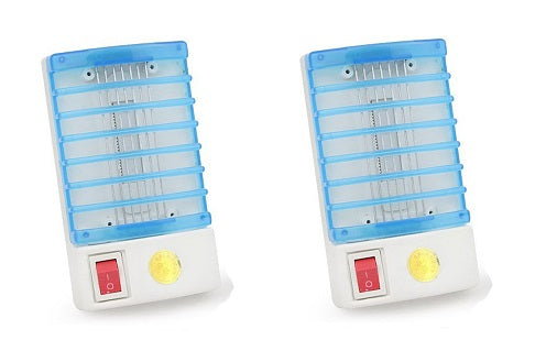 Lot de 2 Lampes tue insecte 220v piège électronique antimoustiques et anti-insecte ECLATS DESTOCKAGE