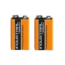Lot de 2 piles 9v alcaline duracell procell mn 1604 6lr61 pour ze5 6lf22 am6 1604a 522 ECLATS DESTOCKAGE