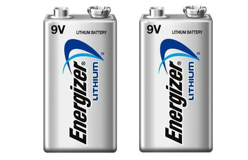Lot de 2 piles 9v lithium energizer l522 750mah em9v 6f22 6lf22 am6 6lr61 1604a a9v 522 ECLATS DESTOCKAGE