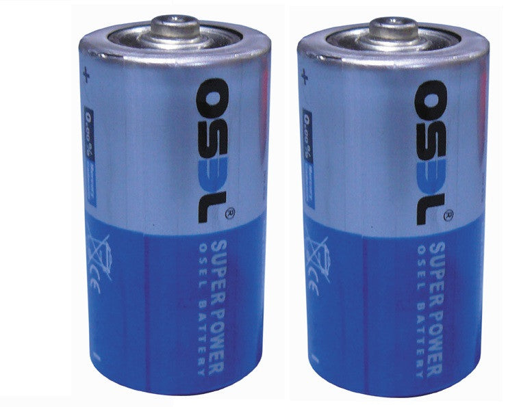 Lot de 2 piles electriques 1.5v lr14 c r14 lr14c mn1400 am2 e93 hq-lr14 - ECLATS DESTOCKAGE