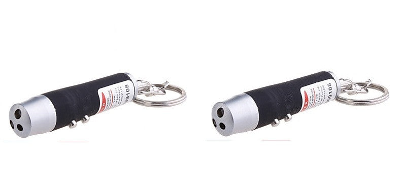 Lot de 2 pointeurs laser 3 en 1 de poche lampe uv faisceaux rouge 150m lumiere blanche ECLATS DESTOCKAGE