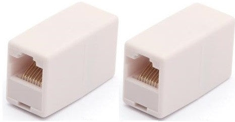 Lot de 2 prolongateurs adaptateur coupleur 8p8c femelle/femelle rj45 raccord tcu3 ECLATS DESTOCKAGE