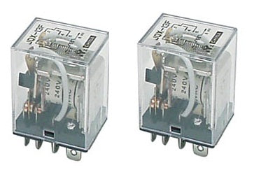 Lot de 2 relais puissance 24v 10a 8 pin 220v 240v vr10hd242c 24vcc 230vca 2 x repos ECLATS DESTOCKAGE