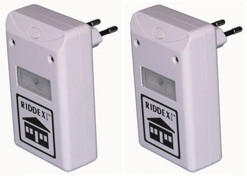 Lot de 2 repousseurs repulsif ultrason nuisible souris rat cafard blate moustique ECLATS DESTOCKAGE