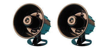 Lot de 2 sirenes 6 sons alarme 115db 6v 7v 8v 9v 10v 11v 12v 20w etanche ms42a sr 330a ECLATS DESTOCKAGE