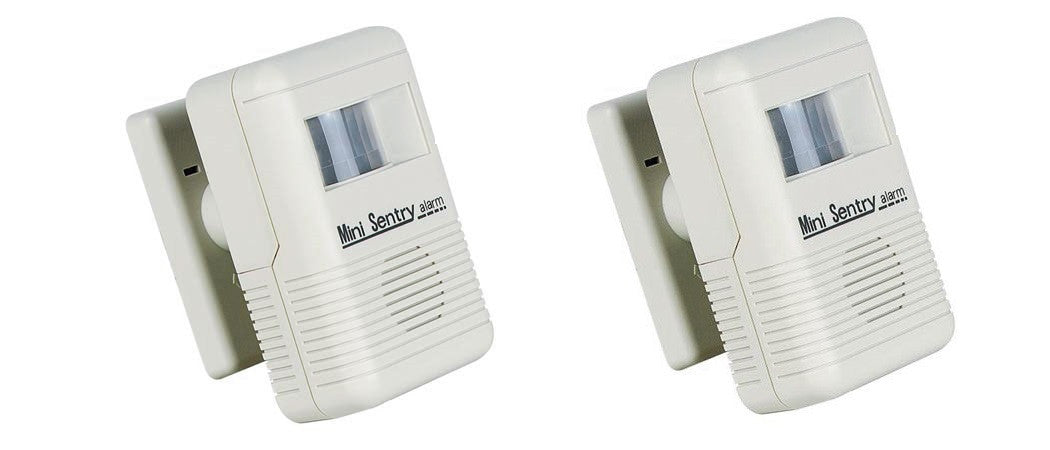 Lot de 2 sonnettes portables alarme a capteur pir detecteur de mouvement volumetrique ham9011 ECLATS DESTOCKAGE