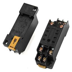 Lot de 2 supports relais pyf08a omron 8 pin pour my-2 my2nj hh52p h3y-2, st6p ECLATS DESTOCKAGE