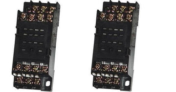Lot de 2 supports relais pyf14a omron 14 pins hha54p my4 jqx-13f 4z 3a 300v 7a ECLATS DESTOCKAGE