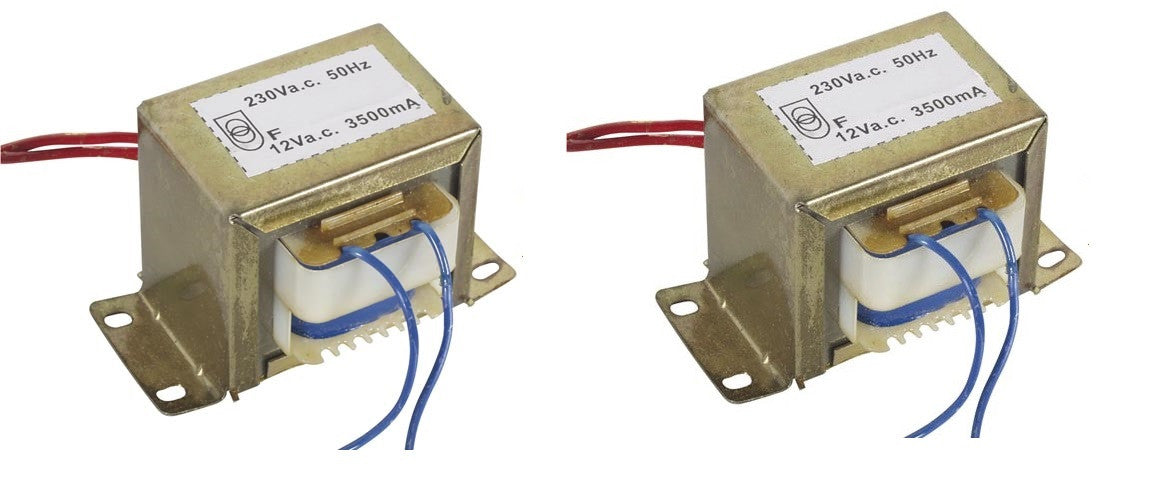 Lot de 2 transformateurs 42va 1 x 12v 112042c alimentation 3500ma 220v 230v 240v chassis ouvert ECLATS DESTOCKAGE