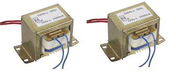 Lot de 2 transformateurs 42va 1 x 12v 112042c alimentation 3500ma 220v 230v 240v chassis ouvert ECLATS DESTOCKAGE