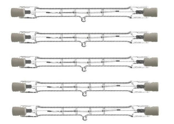 Lot de 5 tubes 220v 500w r7 r7s 117mm eclairage halogene 400w lumiere lamp hal500 lampe crayon ECLATS DESTOCKAGE