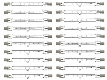 Lot de 20 tubes 220v 500w r7 r7s 117mm eclairage halogene 400w lumiere lamp hal500 lampe crayon ECLATS DESTOCKAGE