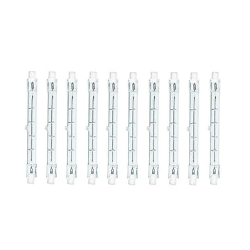 Lot de 10 tubes 220v 500w r7 r7s 117mm eclairage halogene 400w lumiere lamp hal500 lampe crayon ECLATS DESTOCKAGE