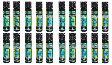 Lot de 20 aerosols gaz paralysant cs 2% 75ml bombe lacrymogene spray défense securite police ECLATS DESTOCKAGE