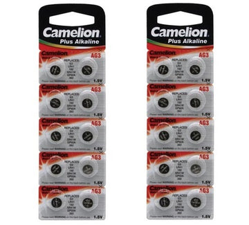 Lot de 20 piles 1.55v 38mah 392s d392 392 sr41w sr41 392 ag3 lr41 l736 v392ac telecommande - ECLATS DESTOCKAGE