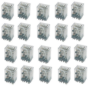 Lot de 20 relais puissance 24v 10a 8 pin 220v 240v vr10hd242c 24vcc 230vca 2 x repos ECLATS DESTOCKAGE