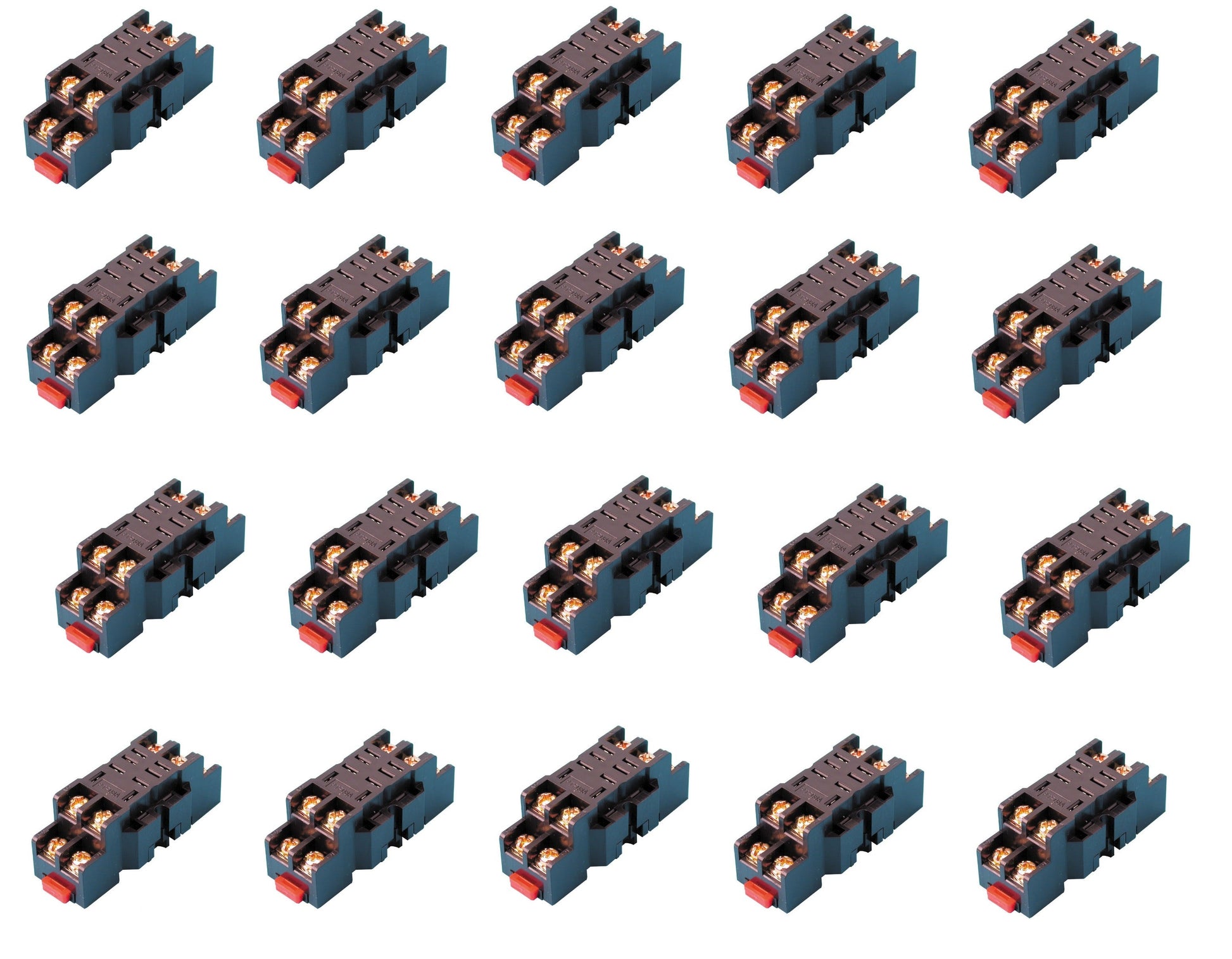 Lot de 20 supports so8p ptf08a relais omron ly2nj jqx-13f hh62p jqx-13f rl12 rl220 8 pins 10a ECLATS DESTOCKAGE