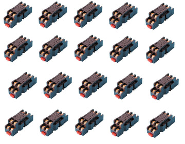 Lot de 20 supports so8p ptf08a relais omron ly2nj jqx-13f hh62p jqx-13f rl12 rl220 8 pins 10a ECLATS DESTOCKAGE