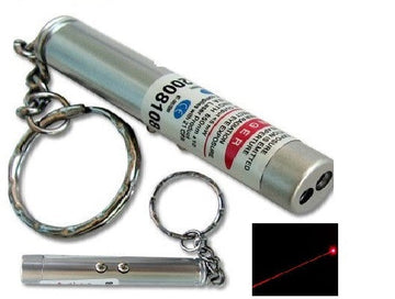 Lot de 200 pointeurs laser 2 en 1 de poche faisceaux rouge 150m torche lumiere blanche porte clef ECLATS DESTOCKAGE