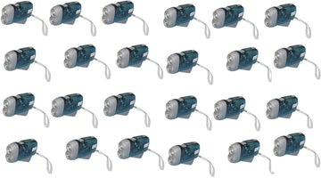 Lot de 24 lampes 2 led torche dynamo sans pile se charge en quelques pressions innovaley ECLATS DESTOCKAGE