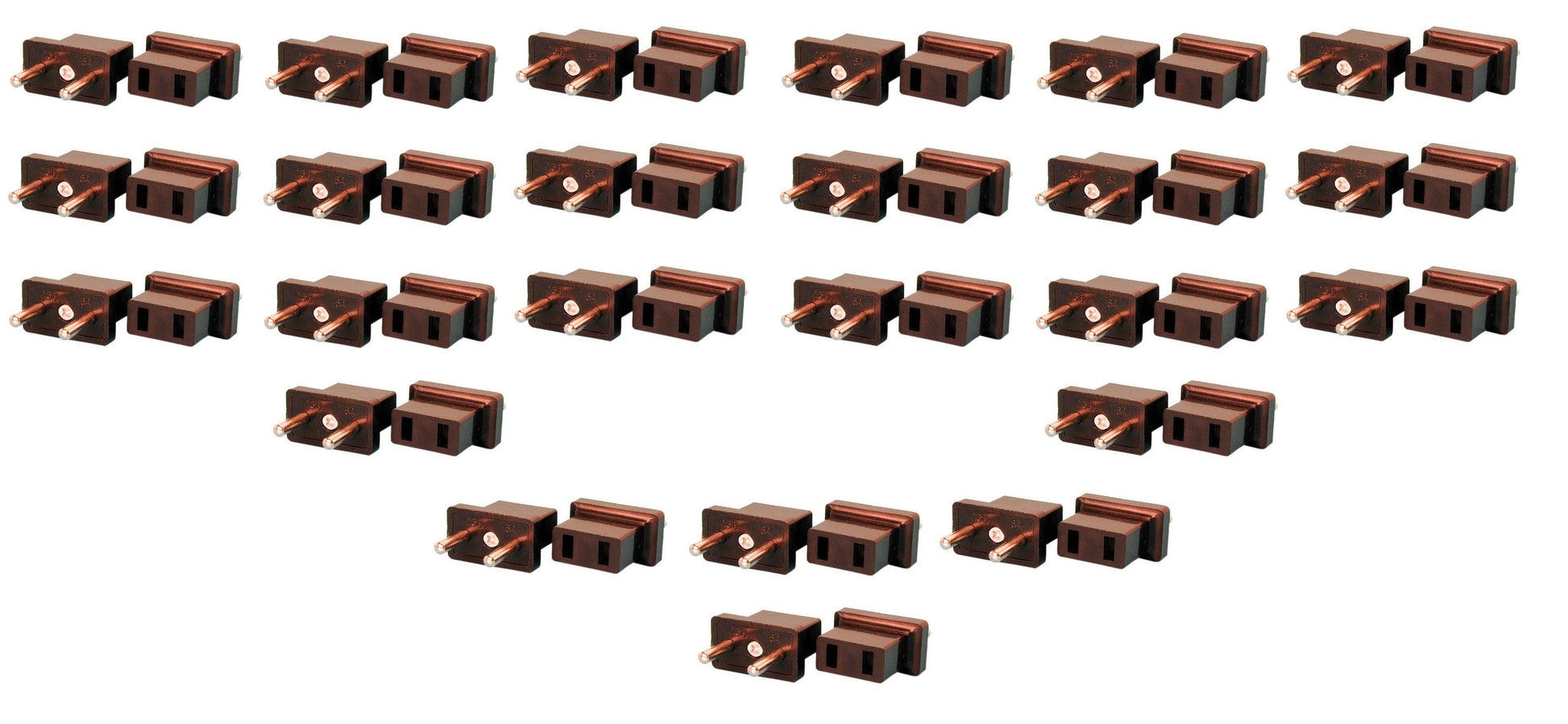 Lot de 25 adaptateurs voyage prise electrique asie chine japon canada usa europe mâle euro femelle - ECLATS DESTOCKAGE