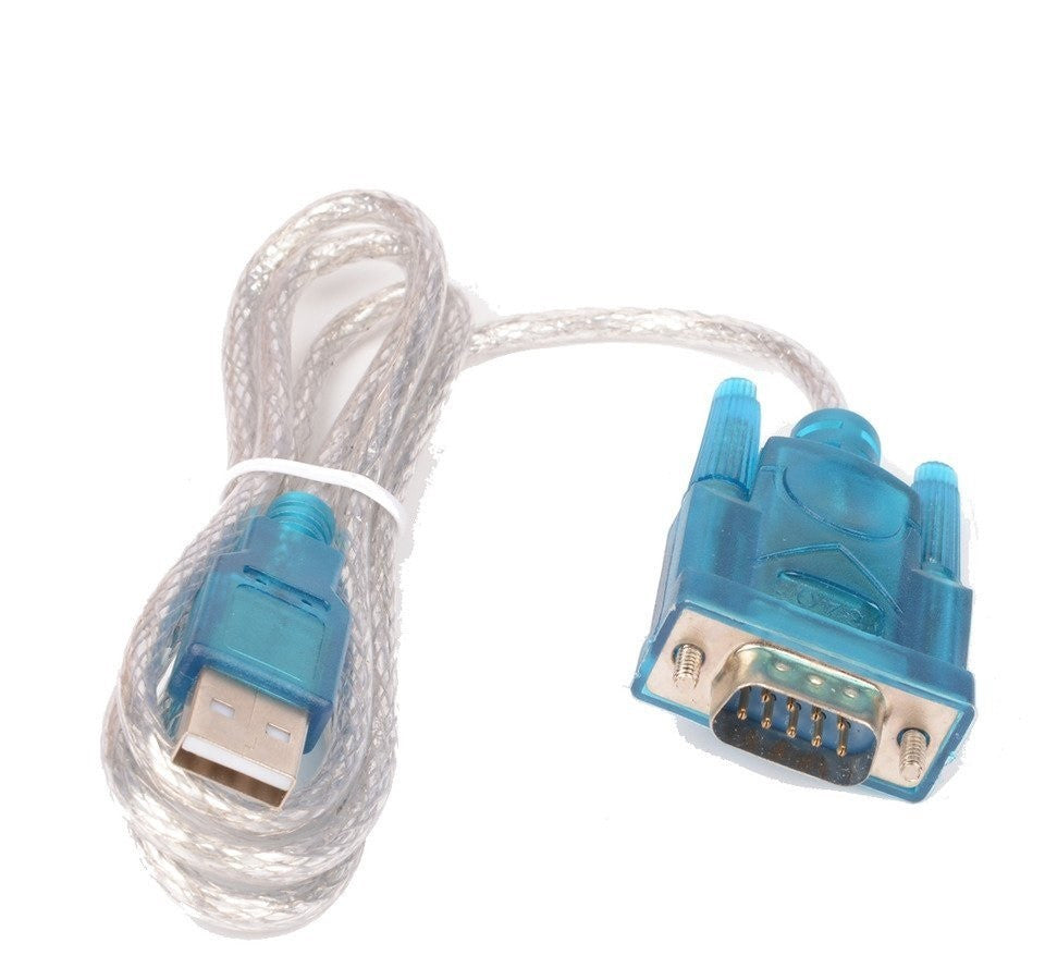 Lot de 28 cables de conversion usb vers rs232 db9 serie 9 pin 80cm cable-146/2 HL-340 ECLATS DESTOCKAGE