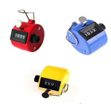 Lot de 3 compteurs manuel compte personne jaune rouge et bleu ECLATS DESTOCKAGE