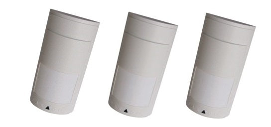 Lot de 3 detecteurs bivolumetrique 14m paradox 525d radar hyperfrequence infrarouge mouvement - ECLATS DESTOCKAGE