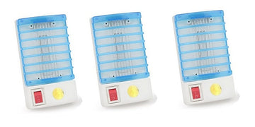 Lot de 3 lampes tue insecte 220v piège électronique antimoustiques et anti-insecte ECLATS DESTOCKAGE