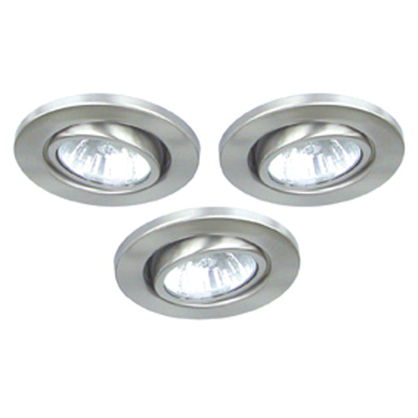 Lot de 3 spots eclairage lumiere halogene encastrables xq lite xq 0818 ECLATS DESTOCKAGE