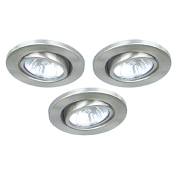Lot de 3 spots eclairage lumiere halogene encastrables xq lite xq 0818 ECLATS DESTOCKAGE